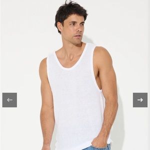 NTH Knitted Tank White